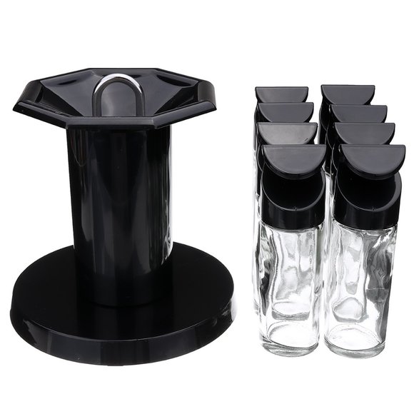 Rotating Spice Rack Carousel 8 Jars Storage - Picture 7 of 13